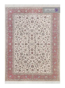 فرش طرح شاهان کد 1525 کرم چرک
