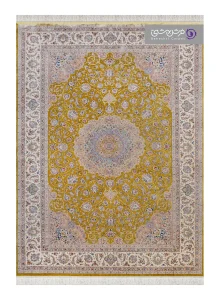 فرش طرح شاهان کد 1526 خردلی