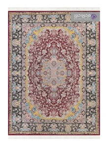 فرش طرح شاهان کد 1528 ارغوانی