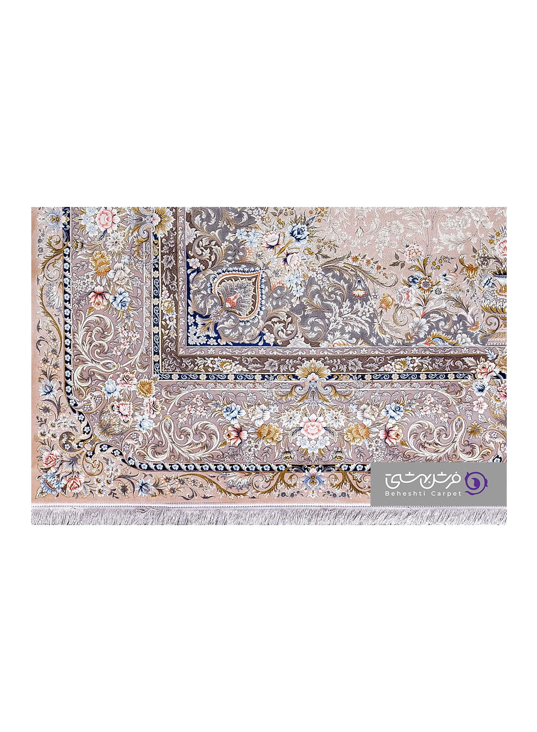 جزییات نقش فرش طرح شمس کد 4525