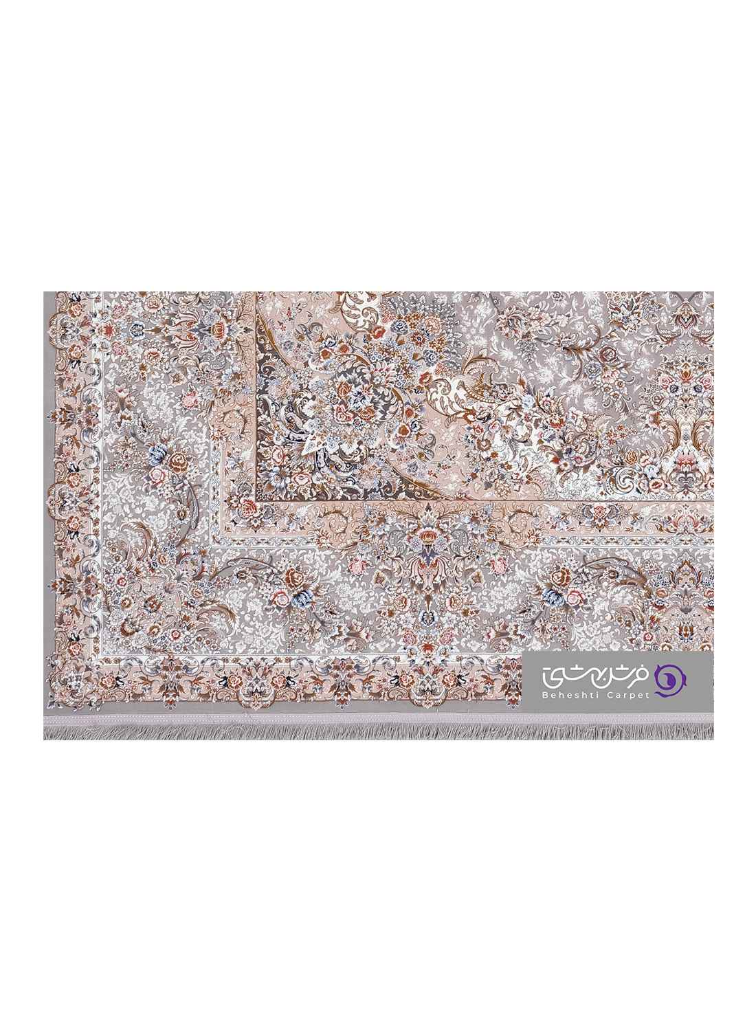 جزییات نقش فرش طرح شمس کد 4590