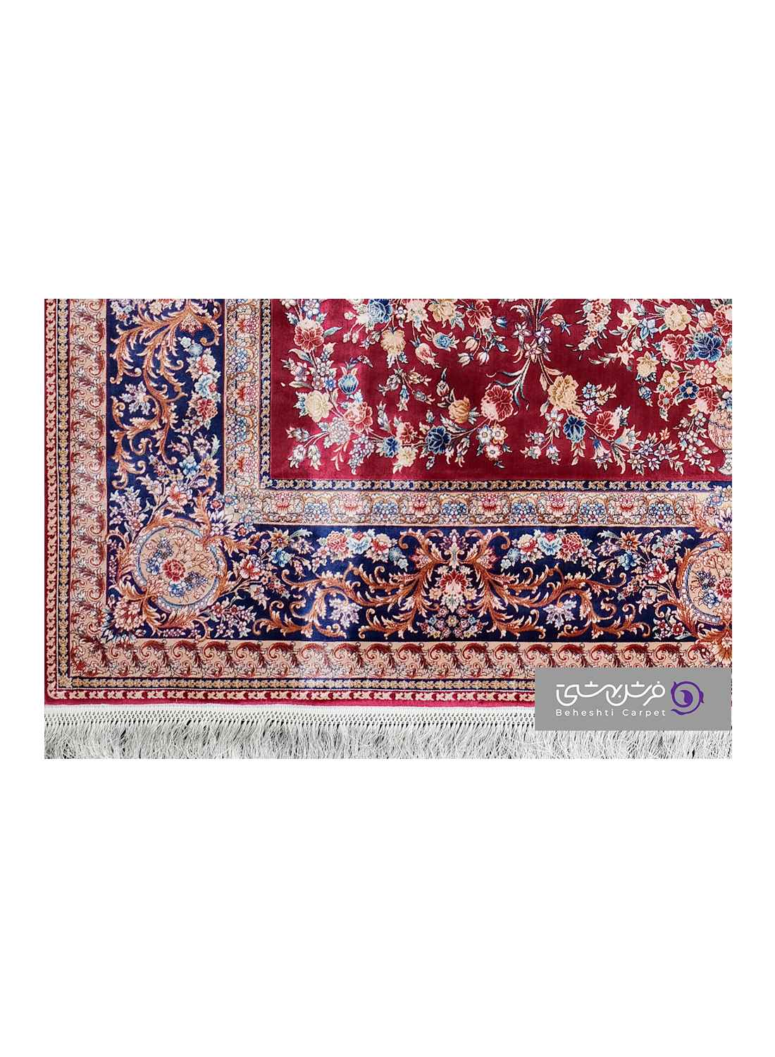 جزییات نقش فرش طرح ماهور کد 5548