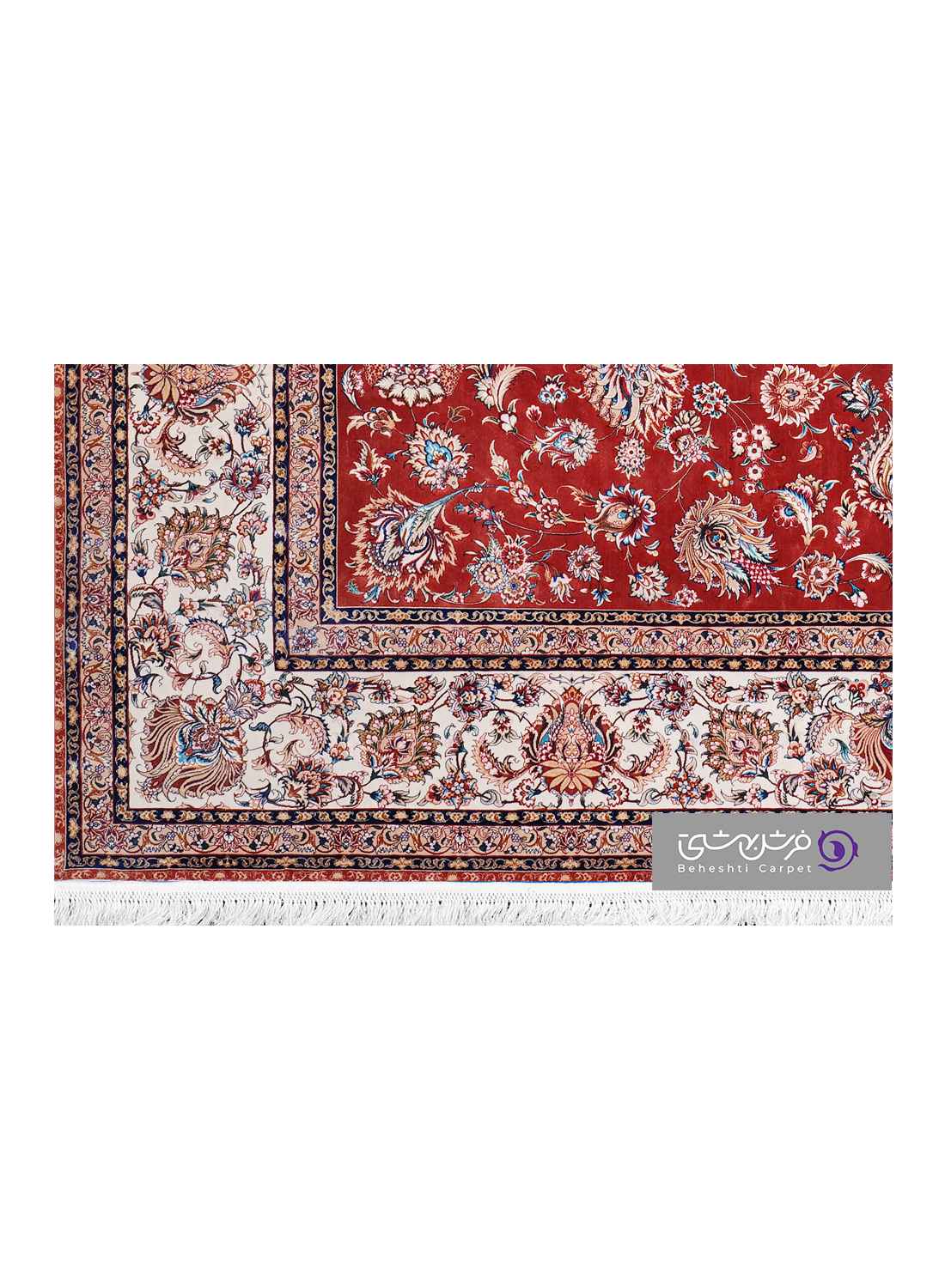 جزییات نقش فرش طرح ماهور کد 5616