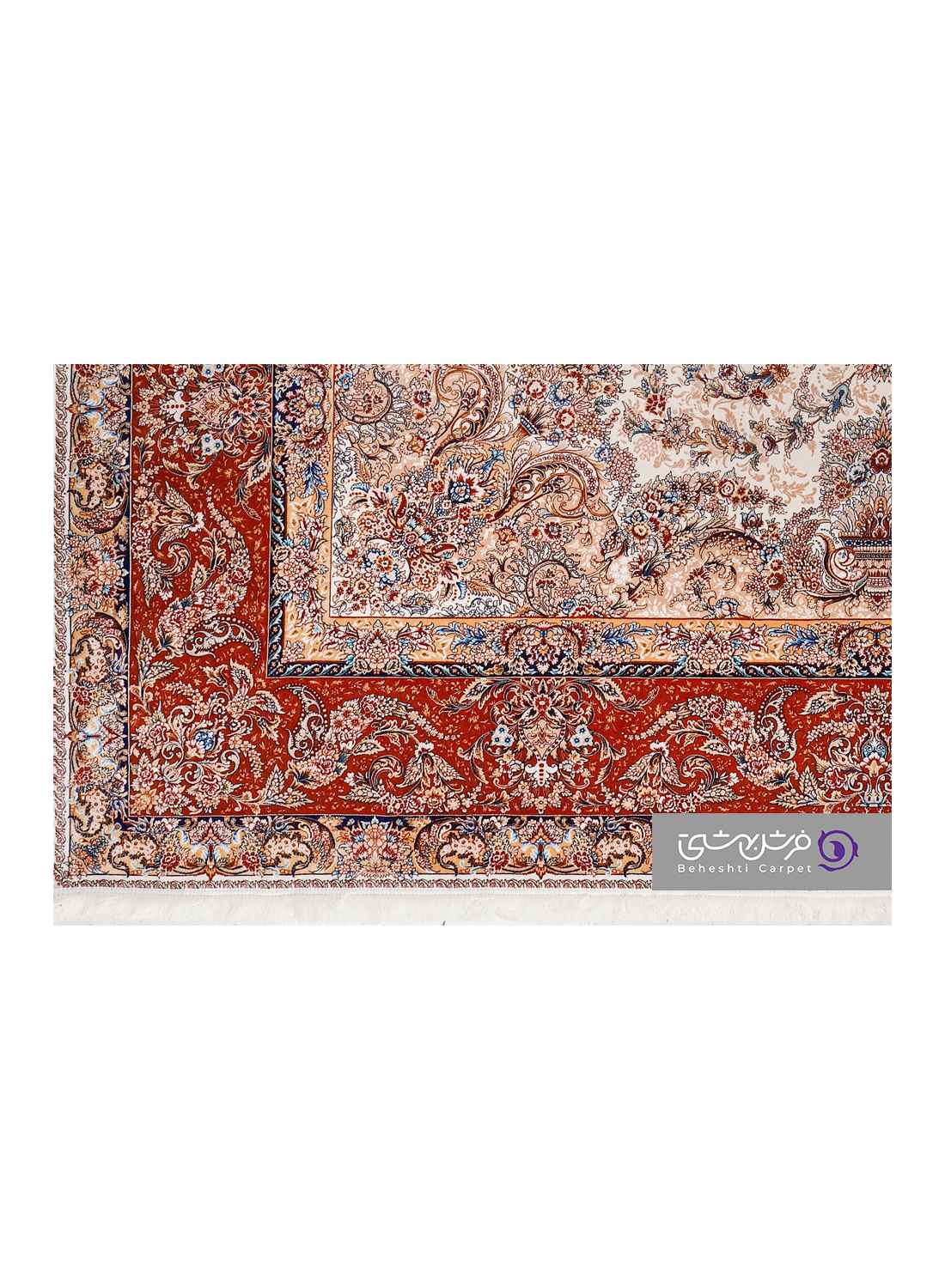 جزییات نقش فرش طرح ماهور کد 5622