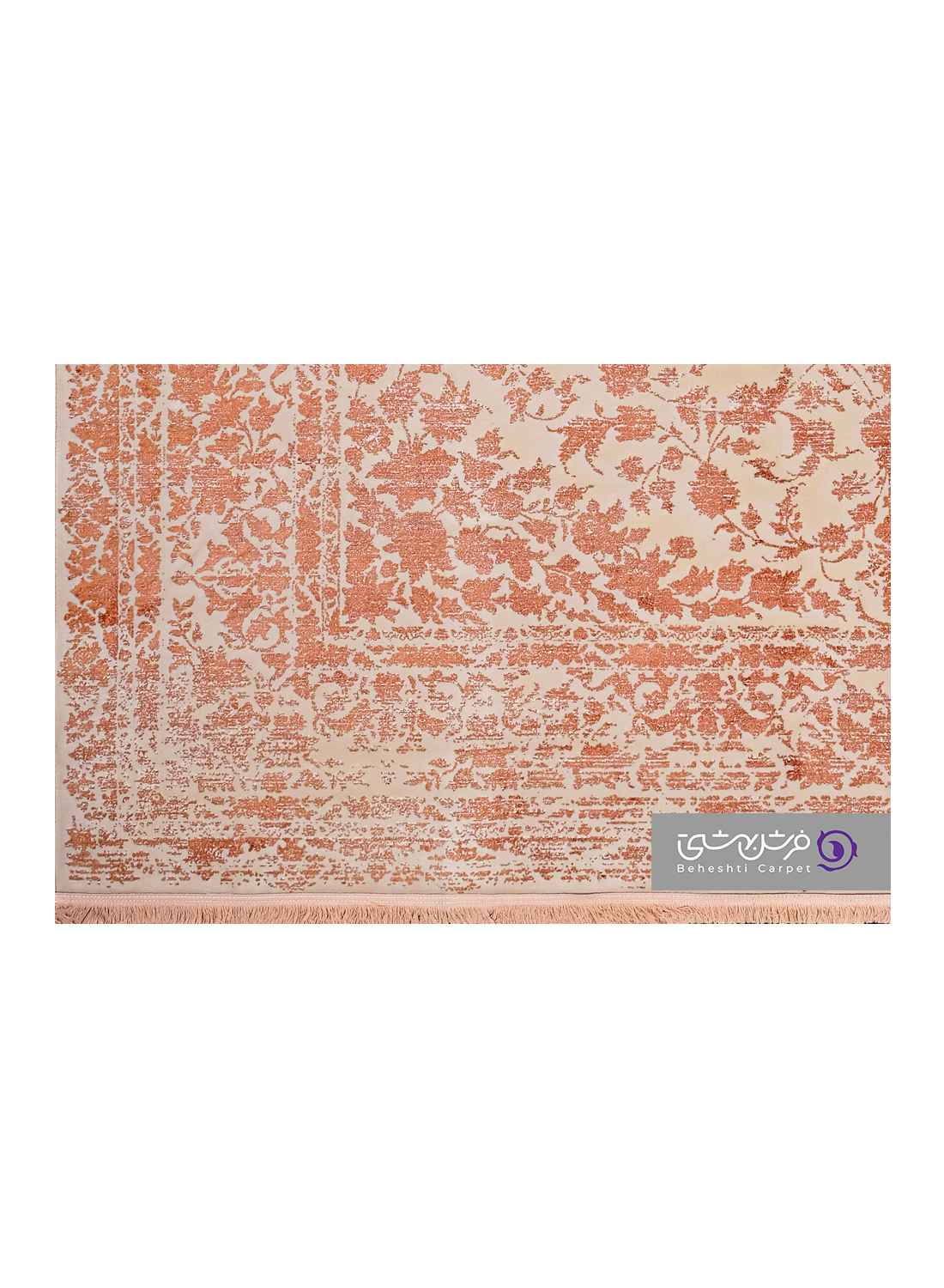 جزییات نقش فرش طرح ژینا کد 806 مسی