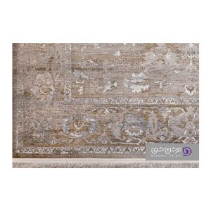 جزییات نقش فرش طرح ژینا کد 832 آبی