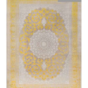 فرش طرح ژینا کد 847 زرد