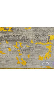 جزییات نقش فرش طرح یونیک کد 8509 طلایی