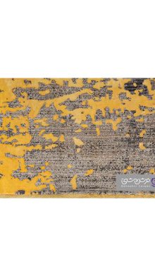 جزییات نقش فرش طرح یونیک کد 8515 زرد