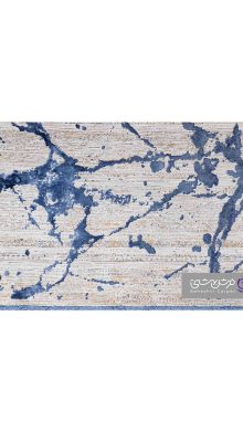 جزییات نقش فرش طرح یونیک کد 8523 آبی