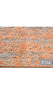 جزییات نقش فرش طرح یونیک کد 8527 نارنجی