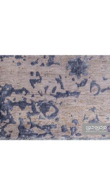 جزییات نقش فرش طرح یونیک کد 8528 آبی