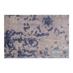 جزییات نقش فرش طرح یونیک کد 8528 آبی