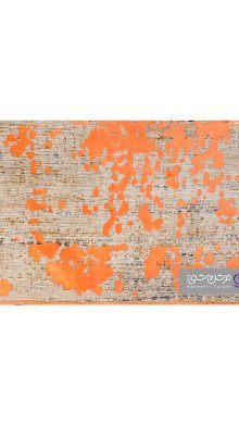 جزییات نقش فرش طرح یونیک کد 8530 نارنجی