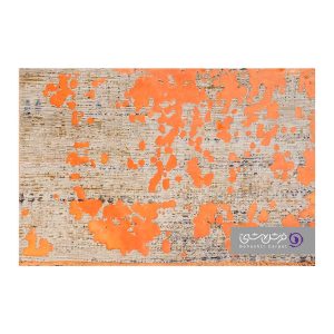 جزییات نقش فرش طرح یونیک کد 8530 نارنجی