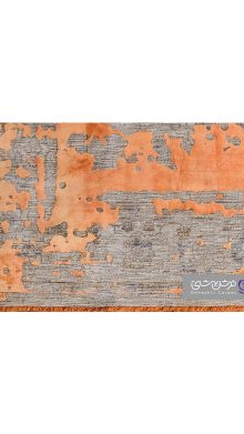 جزییات نقش فرش طرح یونیک کد 8533 نارنجی