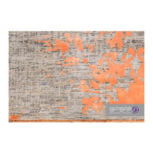 جزییات نقش فرش طرح یونیک کد 8536 نارنجی