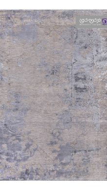 فرش طرح یونیک کد 8540 نقره آبی