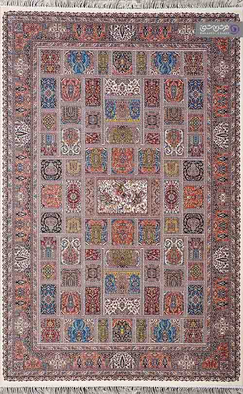 فرش طرح گلستان کد 3121
